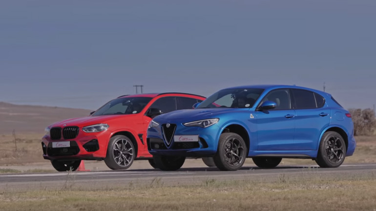 Alfa Romeo Stelvio QV εναντίον BMW X4 M στην ευθεία